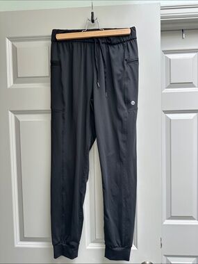 Black Womens’s Jogger Pants with Drawstring